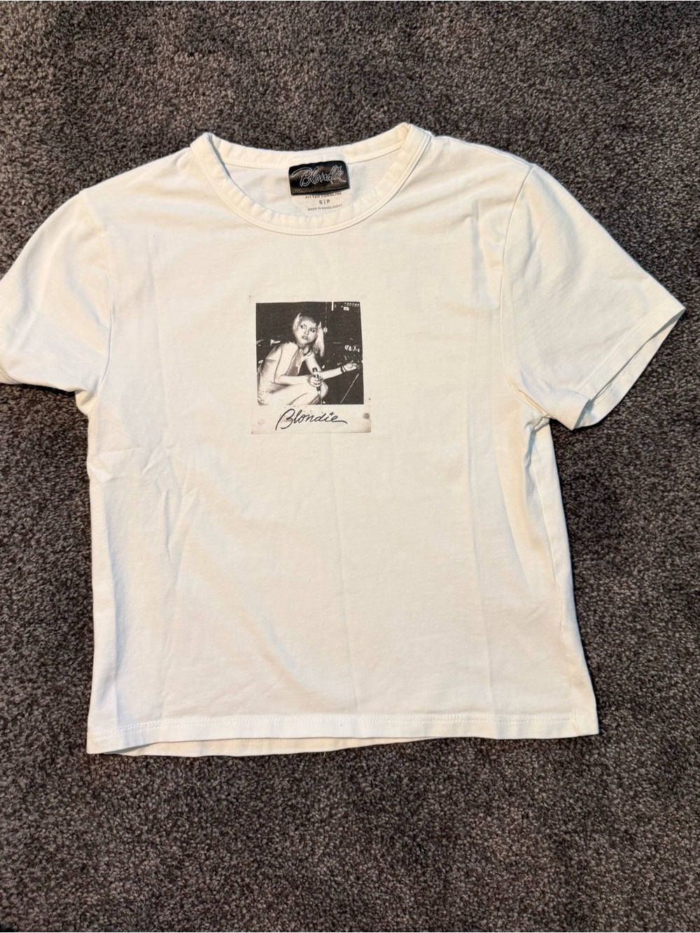 Graphic Short Sleeve Tee - White A-116